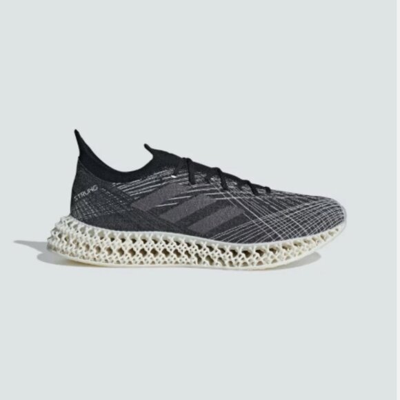 adidas 4D Sneakers FWD Strung Black Running Performance Shoes Men Size 11.5M - Picture 1 of 7